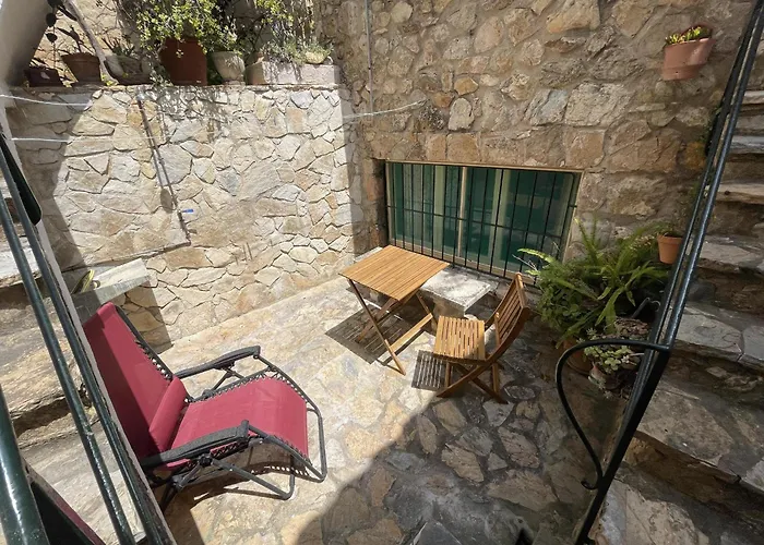 度假居 Encantadora Casa De Pescadores En Sa Tuna, Terraza - Es-226-27 巴古尔